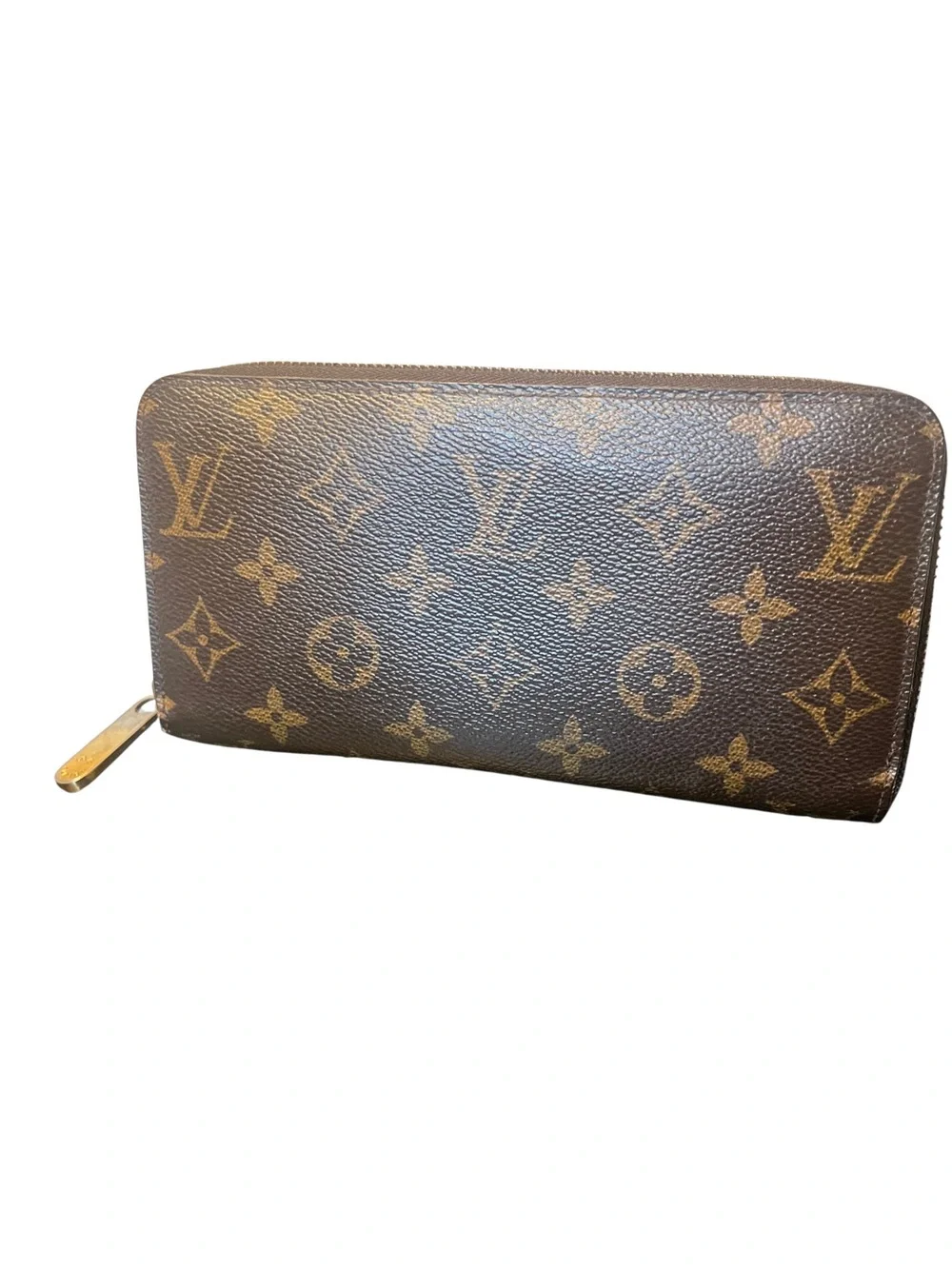 Louis Vuitton Brown Monogram Zip Wallet